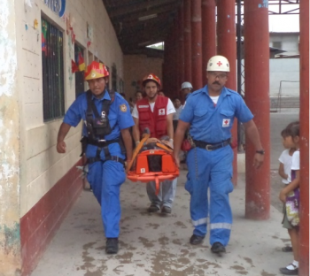 Simulacro Cruz Roja Guatemalteca